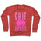 Virgin Teez  Pullover Crewneck Sweatshirt / x-small / Heathered Red CHIT HAPPENS CREWNECK SWEATSHIRT