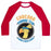 Virgin Teez  Baseball Tee Unisex Classic Baseball Tee / x-small / White/Red CHOCOBO RUNNING TEAM KWEH! UNISEX CLASSIC BASEBALL TEE
