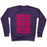 Virgin Teez  Pullover Crewneck Sweatshirt / x-small / Purple CHOCOLATE SALAD CREWNECK SWEATSHIRT