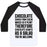 Virgin Teez  Baseball Tee Unisex Classic Baseball Tee / x-small / White/Black CHOCOLATE SALAD UNISEX CLASSIC BASEBALL TEE