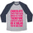 Virgin Teez  Baseball Tee Unisex Tri-Blend Baseball Tee / small / Athletic Gray / Navy CHOCOLATE SALAD UNISEX TRI-BLEND BASEBALL TEE