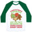Virgin Teez  Baseball Tee Unisex Classic Baseball Tee / x-small / White/Dark Green CHRISTMAS COOKIES ARE THE ONLY REASON I'M DOING CARDIO RIGHT NOW UNISEX CLASSIC BASEBALL TEE