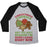 Virgin Teez  Baseball Tee Unisex Tri-Blend Baseball Tee / small / Athletic Gray / Black CHRISTMAS COOKIES ARE THE ONLY REASON I'M DOING CARDIO RIGHT NOW UNISEX TRI-BLEND BASEBALL TEE