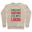 Virgin Teez  Pullover Crewneck Sweatshirt / x-small / Heathered Oatmeal CHRISTMAS SHOPPING IS MY CARDIO CREWNECK SWEATSHIRT