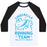 Virgin Teez  Baseball Tee Unisex Classic Baseball Tee / x-small / White/Black CINDERELLA RUNNING TEAM UNISEX CLASSIC BASEBALL TEE