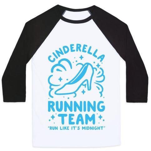 Virgin Teez  Baseball Tee Unisex Classic Baseball Tee / x-small / White/Black CINDERELLA RUNNING TEAM UNISEX CLASSIC BASEBALL TEE