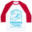 Virgin Teez  Baseball Tee Unisex Classic Baseball Tee / x-small / White/Red CINDERELLA RUNNING TEAM UNISEX CLASSIC BASEBALL TEE