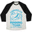 Virgin Teez  Baseball Tee Unisex Tri-Blend Baseball Tee / small / Oatmeal / Black CINDERELLA RUNNING TEAM UNISEX TRI-BLEND BASEBALL TEE