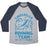 Virgin Teez  Baseball Tee Unisex Tri-Blend Baseball Tee / small / Athletic Gray / Navy CINDERELLA RUNNING TEAM UNISEX TRI-BLEND BASEBALL TEE