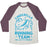 Virgin Teez  Baseball Tee Unisex Tri-Blend Baseball Tee / small / Oatmeal / Maroon CINDERELLA RUNNING TEAM UNISEX TRI-BLEND BASEBALL TEE