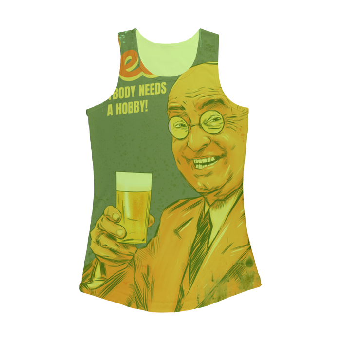 VIRGIN TEEZ Women Tank top Electric Green / XS Classic Beer Women Performance Tank Top