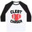 Virgin Teez  Baseball Tee Unisex Classic Baseball Tee / x-small / White/Black CLEAT CHASER UNISEX CLASSIC BASEBALL TEE