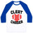 Virgin Teez  Baseball Tee Unisex Classic Baseball Tee / x-small / White/Blue CLEAT CHASER UNISEX CLASSIC BASEBALL TEE