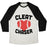 Virgin Teez  Baseball Tee Unisex Tri-Blend Baseball Tee / small / Oatmeal / Black CLEAT CHASER UNISEX TRI-BLEND BASEBALL TEE