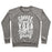 Virgin Teez  Pullover Crewneck Sweatshirt / x-small / Heathered Gray COFFEE AND YOGA KEEP ME GOING CREWNECK SWEATSHIRT