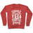 Virgin Teez  Pullover Crewneck Sweatshirt / x-small / Heathered Red COFFEE AND YOGA KEEP ME GOING CREWNECK SWEATSHIRT