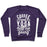 Virgin Teez  Pullover Crewneck Sweatshirt / x-small / Purple COFFEE AND YOGA KEEP ME GOING CREWNECK SWEATSHIRT