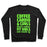 Virgin Teez  Pullover Crewneck Sweatshirt / x-small / Black COFFEE CARDIO & CURLS THAT'S WHAT FIT GIRLS ARE MADE OF CREWNECK SWEATSHIRT