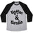 Virgin Teez  Baseball Tee Unisex Tri-Blend Baseball Tee / small / Athletic Gray / Black COFFEE & CARDIO UNISEX TRI-BLEND BASEBALL TEE