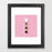 LUVD Framed Art Prints 8" x 11" / Black Coffee + Simplicity Frame