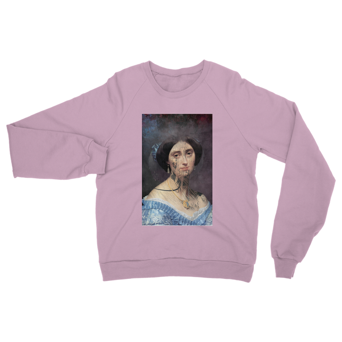 VIRGIN TEEZ Sweat shirt Light Pink / S collage Classic Adult Sweatshirt