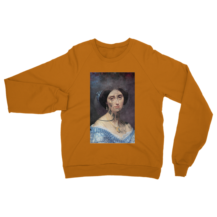 VIRGIN TEEZ Sweat shirt Orange / S collage Classic Adult Sweatshirt