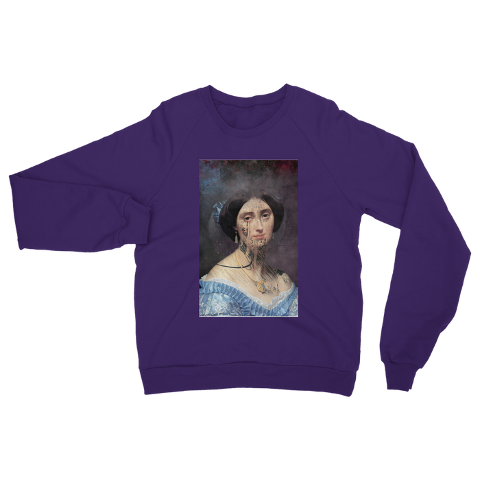 VIRGIN TEEZ Sweat shirt Purple / S collage Classic Adult Sweatshirt