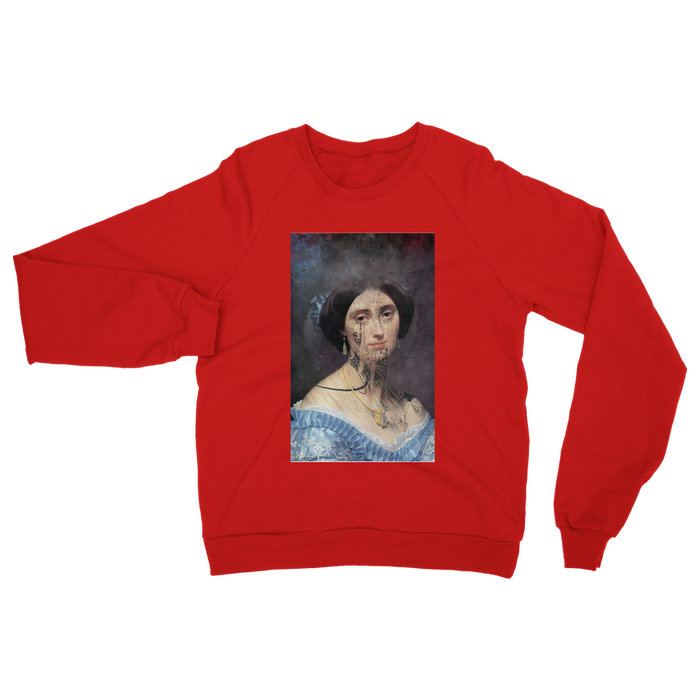 VIRGIN TEEZ Sweat shirt Red / S collage Classic Adult Sweatshirt