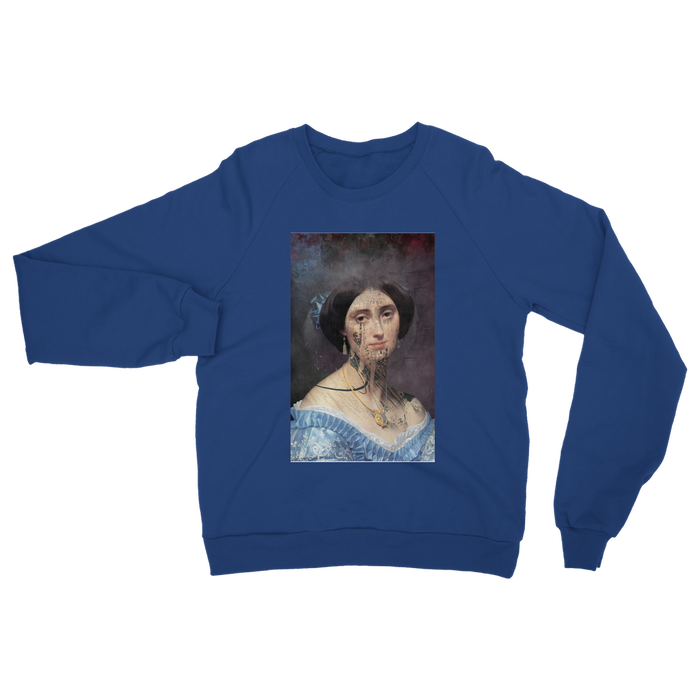 VIRGIN TEEZ Sweat shirt Royal / S collage Classic Adult Sweatshirt