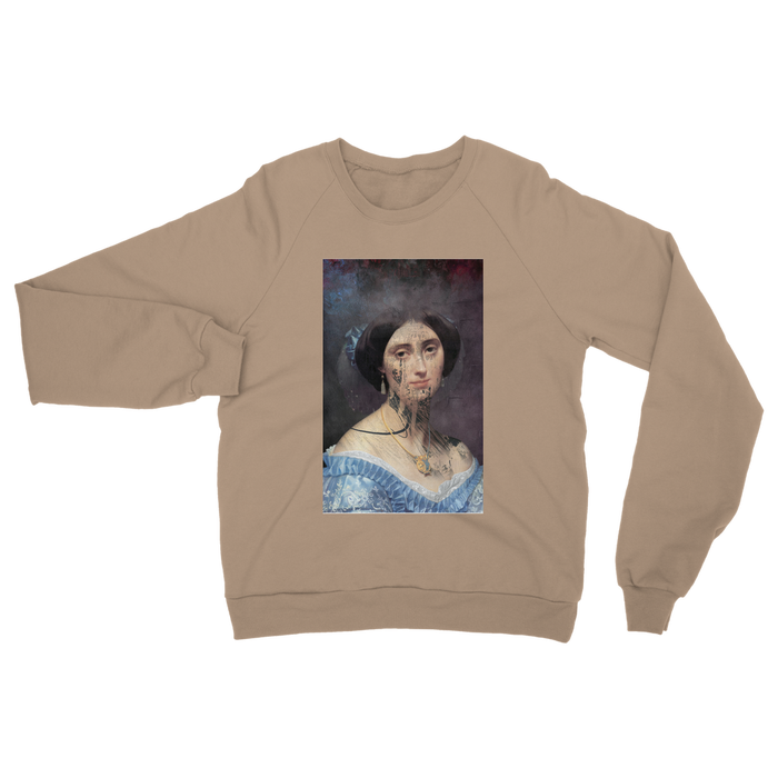 VIRGIN TEEZ Sweat shirt Nude / S collage Classic Adult Sweatshirt