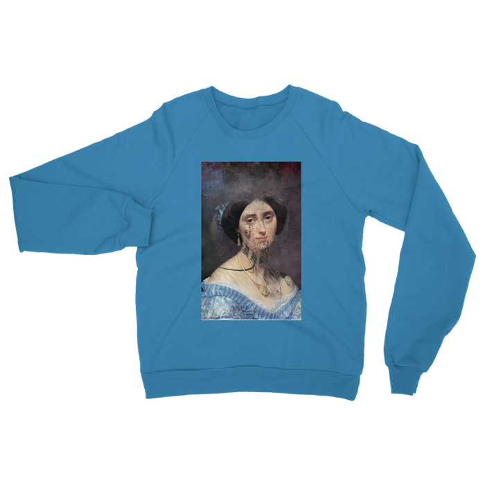 VIRGIN TEEZ Sweat shirt Sapphire / S collage Classic Adult Sweatshirt