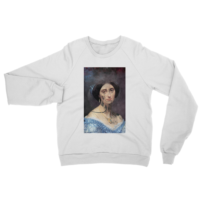 VIRGIN TEEZ Sweat shirt White / S collage Classic Adult Sweatshirt