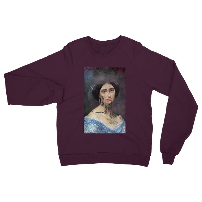 VIRGIN TEEZ Sweat shirt Burgundy / S collage Classic Adult Sweatshirt