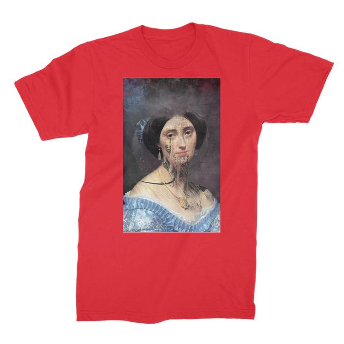 VIRGIN TEEZ Men T-Shirts Red / Male / S collage Premium Jersey Men's T-Shirt