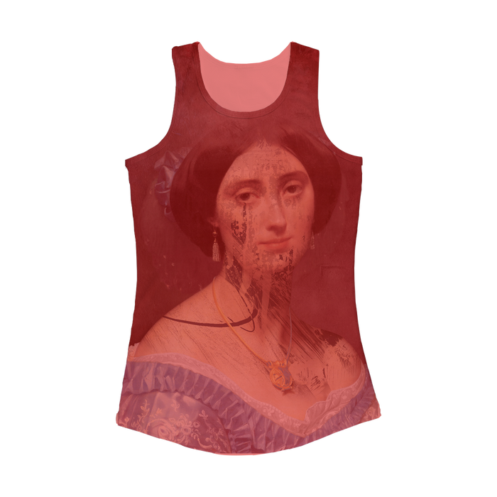 VIRGIN TEEZ Women Tank top Electric Pink / XS collage Women Performance Tank Top