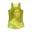 VIRGIN TEEZ Women Tank top Electric Yellow / XS collage Women Performance Tank Top