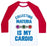 Virgin Teez  Baseball Tee Unisex Classic Baseball Tee / x-small / White/Red COLLECTING MATERIA IS MY CARDIO UNISEX CLASSIC BASEBALL TEE