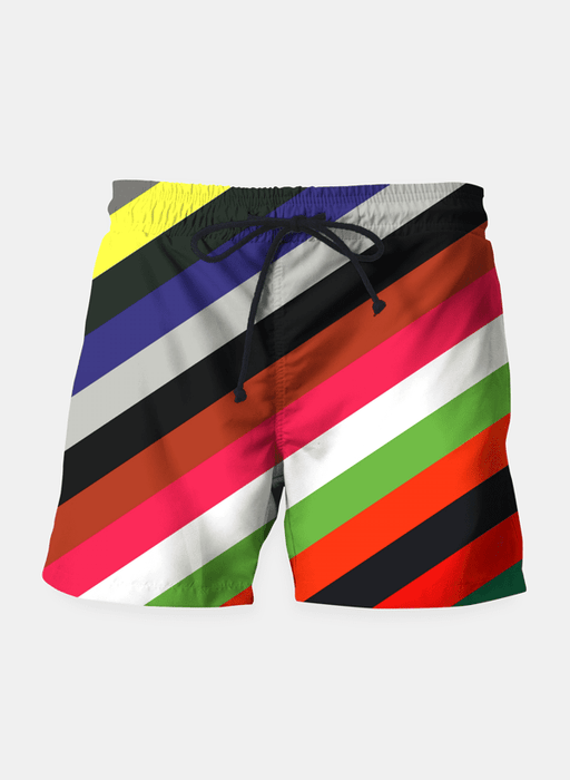 Ayaz Ahmed Shorts SMALL (28"-18") Color Stripes Shorts