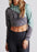 Virgin Teez Pull Over Hoodie Colorblock Soft Crop Hoodie