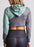 Virgin Teez Pull Over Hoodie Colorblock Soft Crop Hoodie