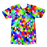 VIRGIN TEEZ Sublimation T-shirt XS Colorful Geometric Blast Premium Sublimation Adult T-Shirt