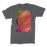 VIRGIN TEEZ Men T-Shirts Dark Grey / Male / S COLORFUL TROPICAL LEAVES no4 Premium Jersey Men's T-Shirt