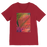 VIRGIN TEEZ Men T-Shirts Red / Unisex / S COLORFUL TROPICAL LEAVES no4 Premium V-Neck T-Shirt