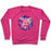 Virgin Teez  Pullover Crewneck Sweatshirt / x-small / Deep Pink COLORFUL YOGA TEE CREWNECK SWEATSHIRT