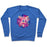 Virgin Teez  Pullover Crewneck Sweatshirt / x-small / Heathered Blue COLORFUL YOGA TEE CREWNECK SWEATSHIRT