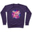 Virgin Teez  Pullover Crewneck Sweatshirt / x-small / Purple COLORFUL YOGA TEE CREWNECK SWEATSHIRT