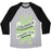 Virgin Teez  Baseball Tee Unisex Tri-Blend Baseball Tee / small / Athletic Gray / Black COLOSSUS CLIMBING TEAM UNISEX TRI-BLEND BASEBALL TEE