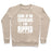 Virgin Teez  Pullover Crewneck Sweatshirt / x-small / Heathered Oatmeal COME AT ME SCRUBLORD I'M RIPPED CREWNECK SWEATSHIRT