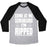Virgin Teez  Baseball Tee Unisex Tri-Blend Baseball Tee / small / Athletic Gray / Black COME AT ME SCRUBLORD I'M RIPPED UNISEX TRI-BLEND BASEBALL TEE