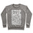 Virgin Teez  Pullover Crewneck Sweatshirt / x-small / Heathered Gray COMPETE WITH YOURSELF CREWNECK SWEATSHIRT